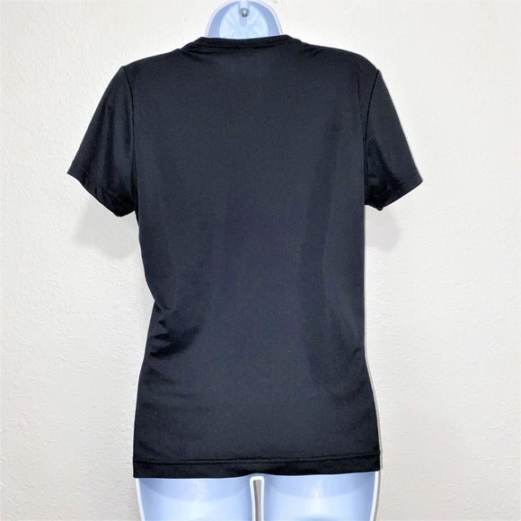 Cure All Cancers Sequined T-Shirt Black Size M - Picture 2 of 3